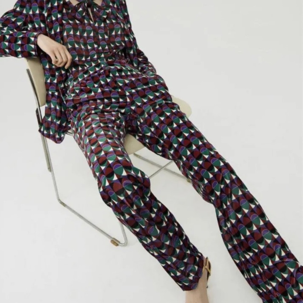 Marella Gancio Velvet Trouser NWT Sz 12